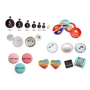 Custom Tin Button Badges