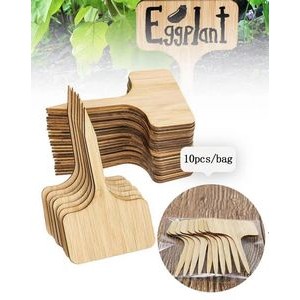 Bamboo Plant Label Tag T-Type Markers for Garden