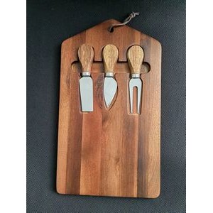 Cheese Board Set With Knife Fork