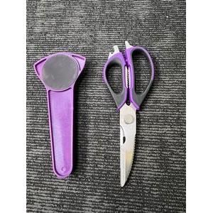 Multiple Food Kitchen Shears Scissors with Magnetic Holder
