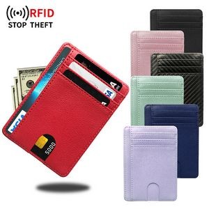 RFID Blocking eather Credit Card Holder