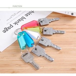Colored Labels Key Tags Keychain