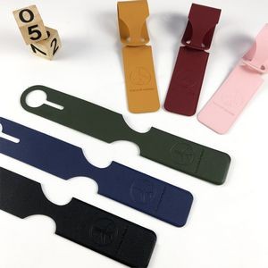 Premium PU Leather Luggage Tags Travel Bag Labels