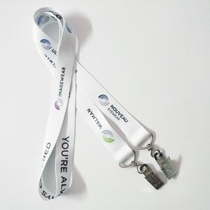 3/4" Full Color Sublimated Face Mask Lanyard for Youth