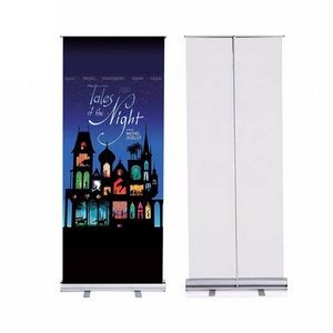 Retractable Roll up Banner Stand with Carrying Bag (31.5" x 79" )