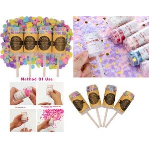 Customized Push Sprinkle Confetti Poppers