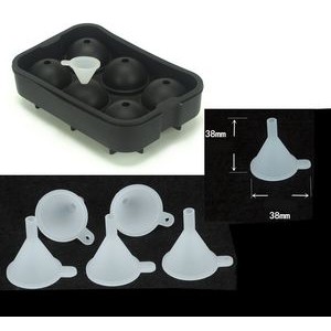 Silicone Funnel For Ice Cube Tray