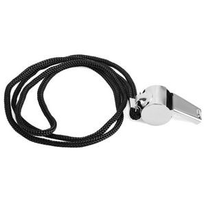 Stainless Steel Sports Whistles with Lanyard