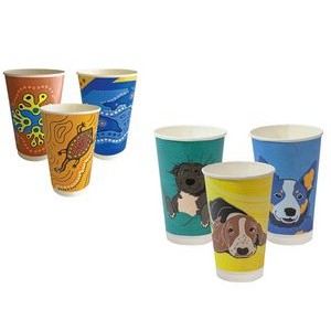 16 Oz. Custom Double Wall Paper Cup