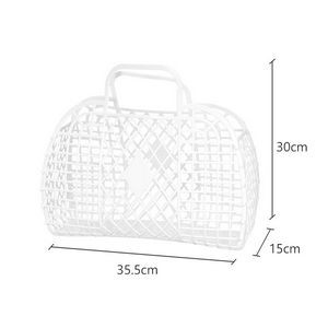 Foldable Shopping Basket with Handles Storage Bag
