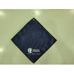 Full Colors Microfiber Golf Towel w/Metal Grommet & Clip