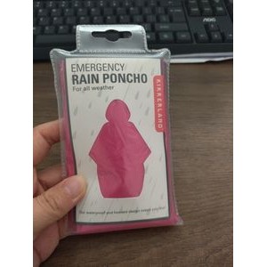PVC Card Rain Ponchos for Adults Disposable Raincoat