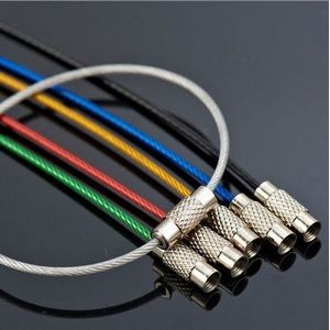 6" Stainless Steel Wire Key Rings