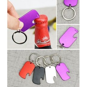 Bottle Opener Keychain/ Dog Tag