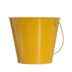 4" Tall Galvanized Iron Pail Bucket