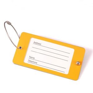 Metal Suitcase Labels Travel Bag ID Identifier Luggage Tag