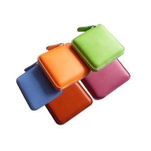 Retractable Square PU Leather Tape