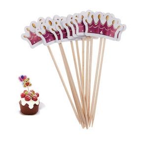 Small Toothpick Flags Mini Stick Cupcake Toppers