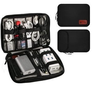 Small Travel Cable Electronic Organizer Bag for Hard Drives