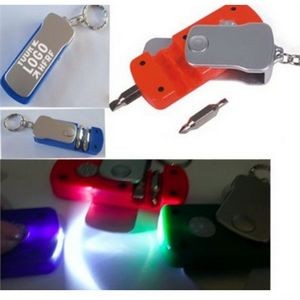 3-in-1 Led Light Key Chain & Screwdriver