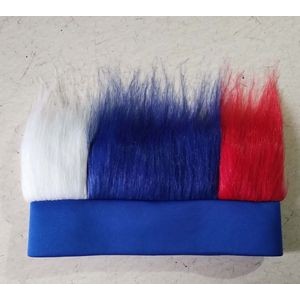 Blue Hairy Costume Headband Hat For Fans