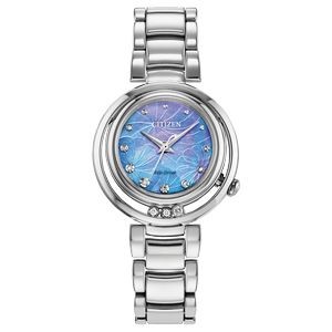 Citizen® L Arcly Collection Women's Silver Watch w/Mother Of Pearl Dial