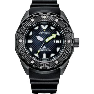 Citizen® Promaster Dive Automatic Collection Men's Black Watch w/Wetsuit Strap Extender