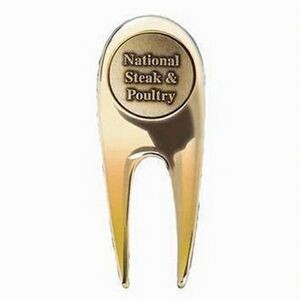 Classic Imported Repair Tool Gold w/ Enamel Ball Marker