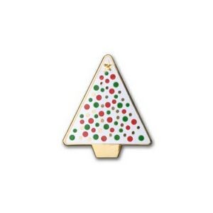 Enamel Christmas Tree Holiday Lapel Pin