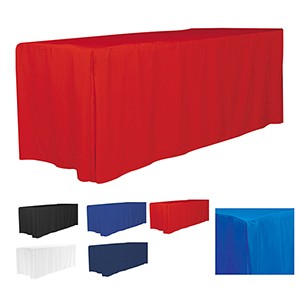 "Omaha 8" 4-Sided Fitted Style Table Cover (Blank)
