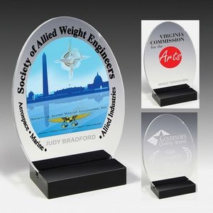7 1/4" Freedom Acrylic Award - Laser Engraved