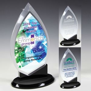 8" Century Acrylic Awards- Laser Engraving