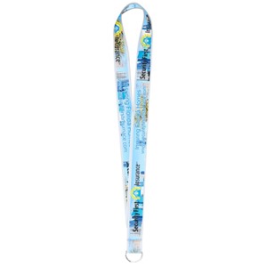 "MCGILL" 1" Super Soft Polyester Multi-Color Sublimation Lanyard