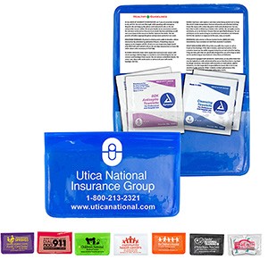 "Crescent" Antiseptic & Disinfectant Wipes Pack In Translucent Vinyl pouch