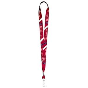 "OWEN" 3/4" Textured Polyester Multi-Color Sublimation Lanyard