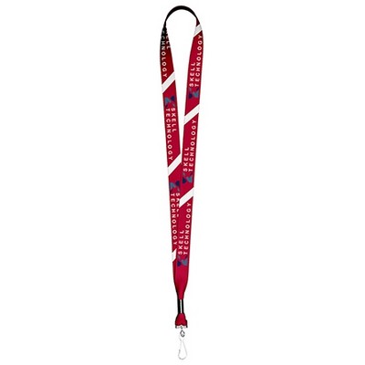 "OWEN" 3/4" Textured Polyester Multi-Color Sublimation Lanyard