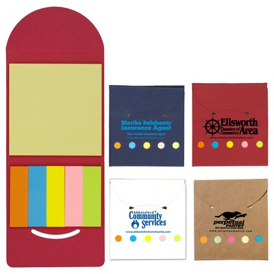"Rocklin" Sticky Notes and Flags Booklet (Overseas)