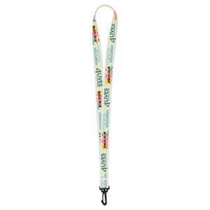 "OWEN" 3/4" Super Soft Polyester Multi-Color Sublimation Lanyard (Overseas Production 8-10 Weeks)