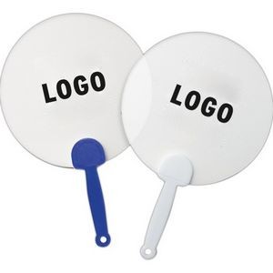 Full Color Printing Plastic Hand Fans For Advertising