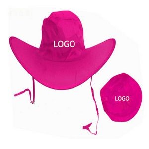 Polyester Folding Cowboy Hat