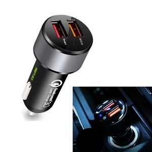Quick Car Charger w/ Double USB Port