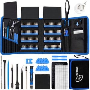 Screwdriver Sets 142-Piece Electronics Precision Screwdriver with 120 Bits Magnetic Repair Tool Kit