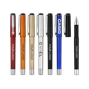 0.5mm Metal Pen Holder With Colored Spray Paint Signature Pen