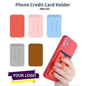 Phone Credit Card Holder, Soft Mobile Phone Ring