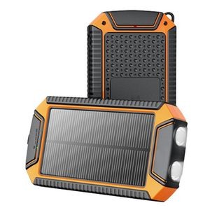 10000MAH solar mobile power bank (with cigarette lighting function, wireless charging function)