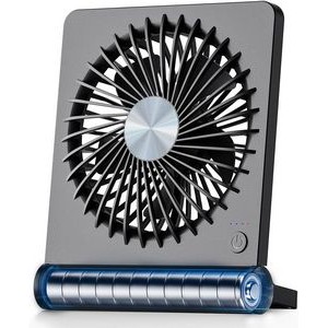 Portable Desk Fan, 3.5-20hrs Battery Operated Small USB Fan,Rechargeable Fan with 3 Speeds