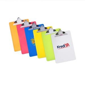 Plastic Light Weight Colorful Clipboard File Folder Custom Clipboard File Folder