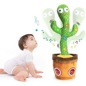 Dance Talking Cactus ToySinging Dancing Mimicking Toy for Baby Repeating Cactus Repeats What You Say