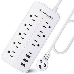 3.9 FT Surge Protector Power Strip Extension Cord with USB C, 8 Outlets and 3 USB & 1 USB-C Port
