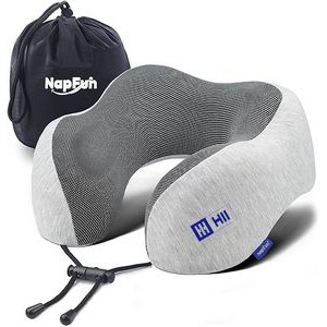 Neck Pillow for Traveling , Memory Foam Travel Pillow for Flight Headrest Sleep